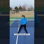 Tennis Doubles: Don’t cover out balls #tennisstrategy #tennistactics  #shorts