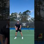 The overhead smash in tennis
