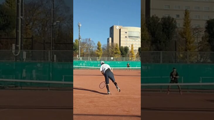 【テニス/tennis】サーブアンドボレー