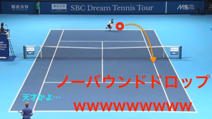 【テニス】西岡良仁、天才的に試合を終わらせるwwwwwww