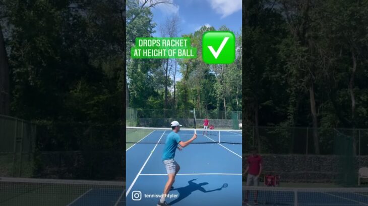 Tennis Racket Path Racket Swingpath Low to High #tennis #tennistips #tennislessons # ...