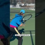 Tennis Tactics: Develop a rally ball. Full video link below #shorts