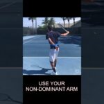 USE THE OFF ARM ON ALL SHOTS IN TENNIS 🔥🔥