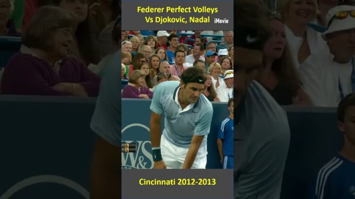 Federer Perfect Volleys (vs Djokovic – Nadal) フェデラー  ナダル ジョコビッチ