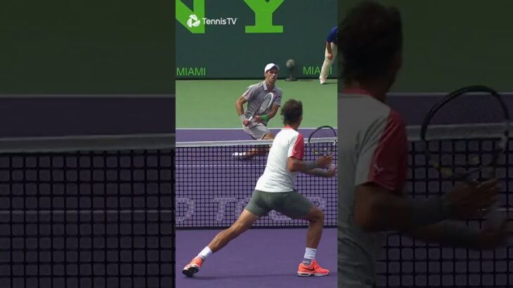 Novak Djokovic & Rafael Nadal Play INCREDIBLE Point 🤯